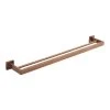 Vaada Double Towel Rail 760mm - Brushed Copper